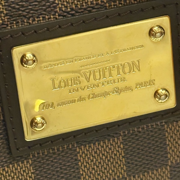 Authentic-Louis Vuitton Hampstead PM Damier Ebene Tote – Excellent Condition - Picture 15 of 15